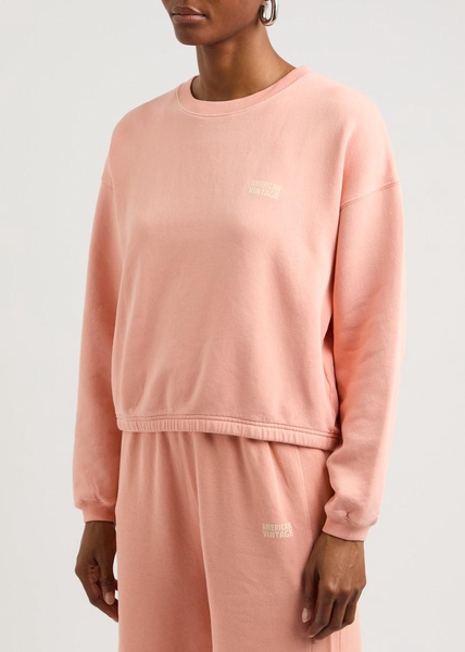 Izubird logo stretch-cotton sweatshirt 