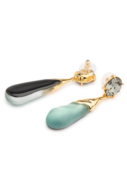 Bonbon small 14kt gold-plated drop earrings