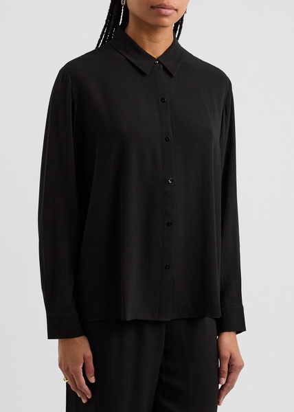 Silk-georgette shirt 