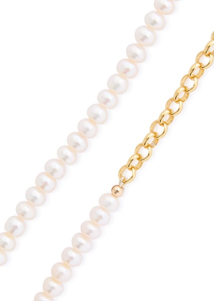 Nudo knotted pearl necklace