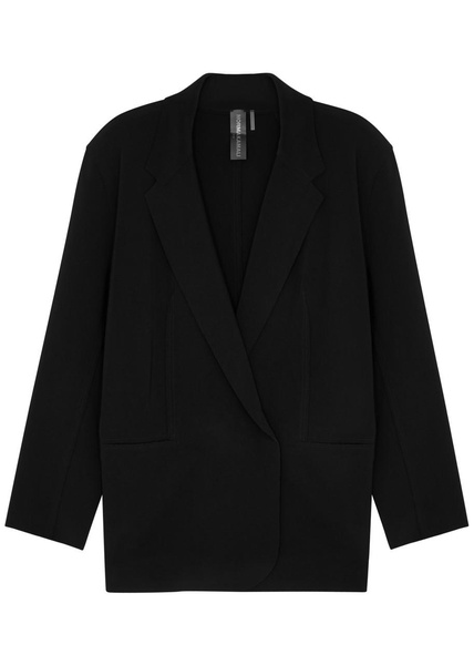 Oversized stretch-jersey blazer