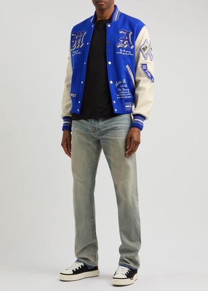 Dream Team appliqué varsity jacket