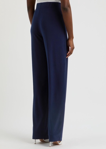 Tapered stretch-jersey trousers 