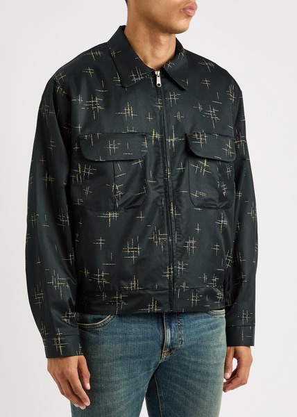 Staffan 50s printed cotton-blend jacket 