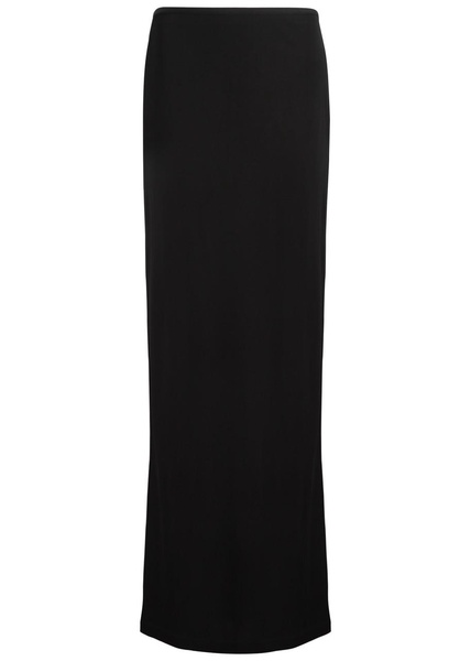 Satin-jersey maxi skirt 