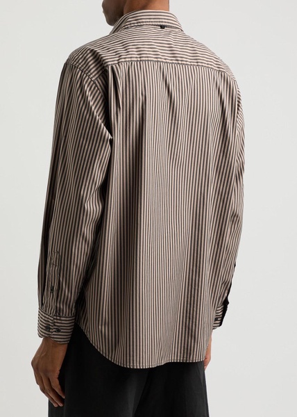 Matthew striped cotton-blend poplin shirt 