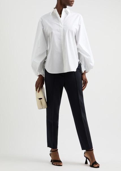 Slim-leg stretch-jersey trousers 