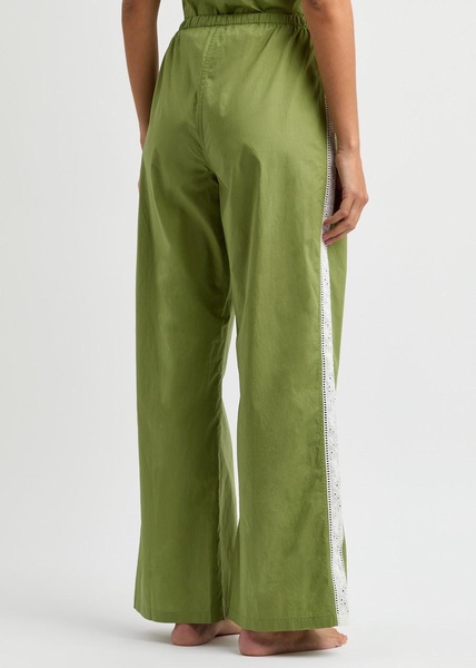 Poplin cotton pyjama trousers