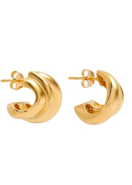 Dollop 14kt gold vermeil earrings 