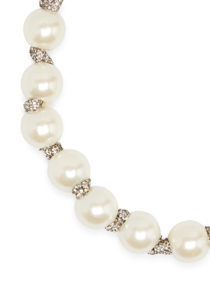 Ostrica faux-pearl beaded necklace