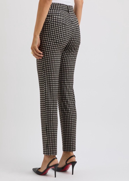 Printed stretch-jersey trousers