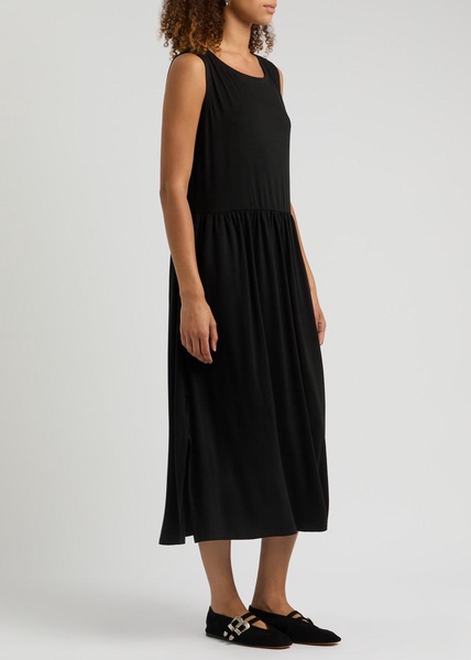 Stretch-jersey midi dress