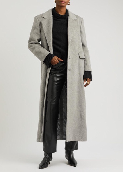 Wool-blend coat