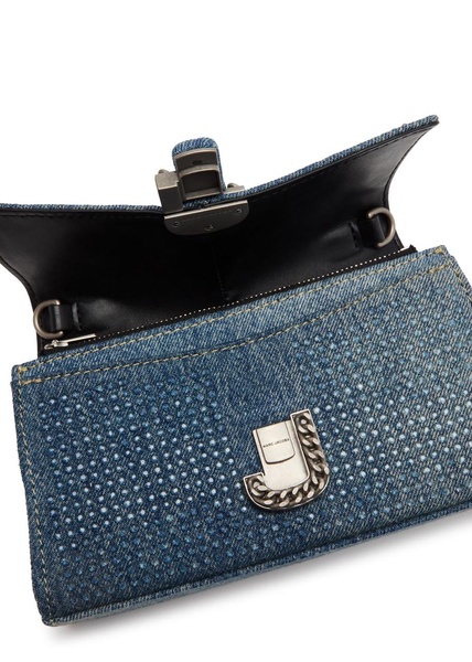 The St. Marc embellished denim wallet-on-chain