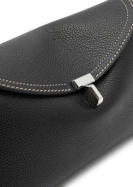 T-Lock leather clutch 