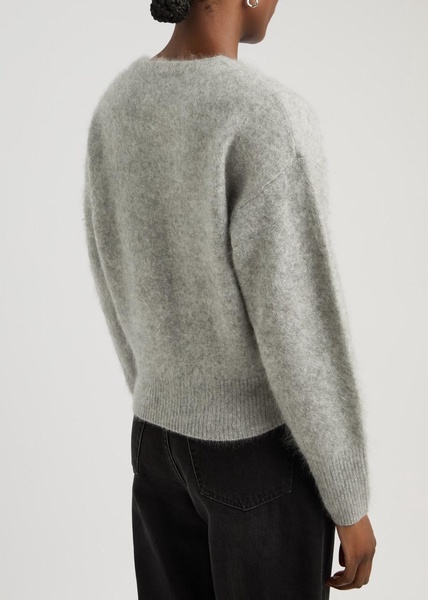 Esme brushed cashmere cardigan