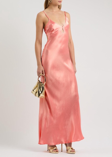 Cedar City satin maxi dress