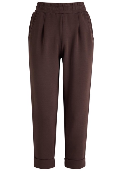 The Rolled Cuff stretch-jersey trousers