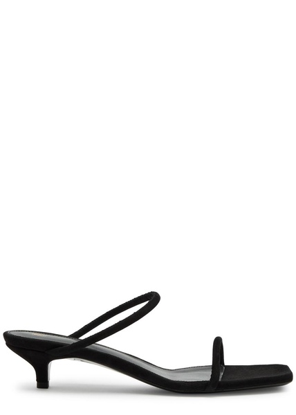 Black 'The Minimalist' Heeled Sandals