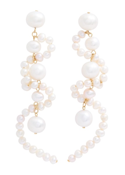 The Mist pearl drop earrings 