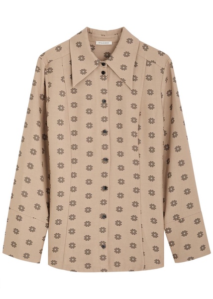 Rosiannas floral-jacquard shirt 