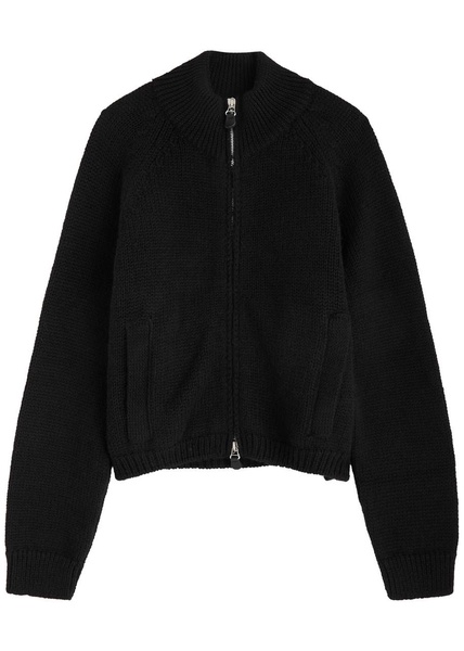 Ultra Zip wool cardigan