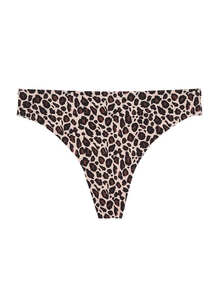 Soft Stretch leopard-print thong