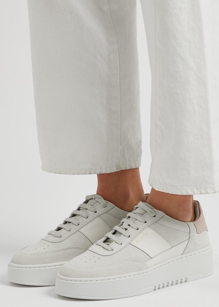 Orbit Vintage panelled suede sneakers