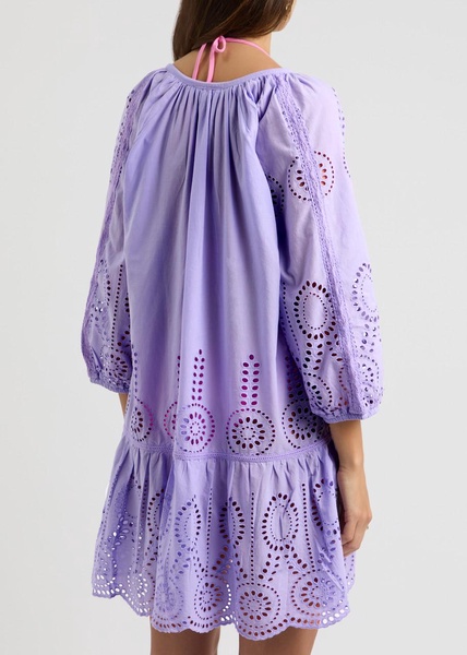 Ashley broderie anglaise cotton kaftan 