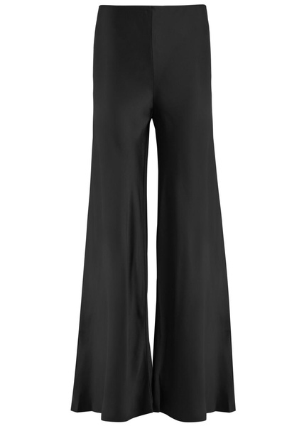 Bias Elephant wide-leg satin trousers