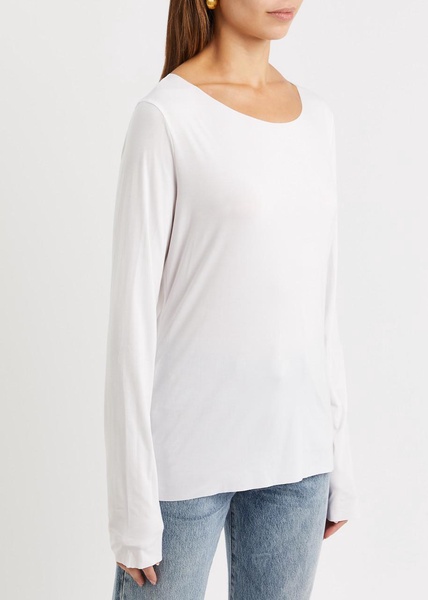 Aurora Pure stretch-jersey top