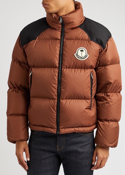 8 Moncler Palm Angels Nevin quilted shell jacket 