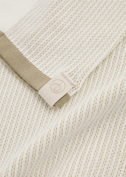 Harvey panelled cotton jumper 