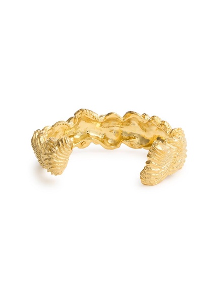 Buttercream 18kt gold-plated cuff