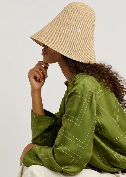 Straw bucket hat