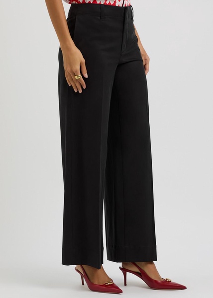 Dan straight-leg lyocell-blend trousers