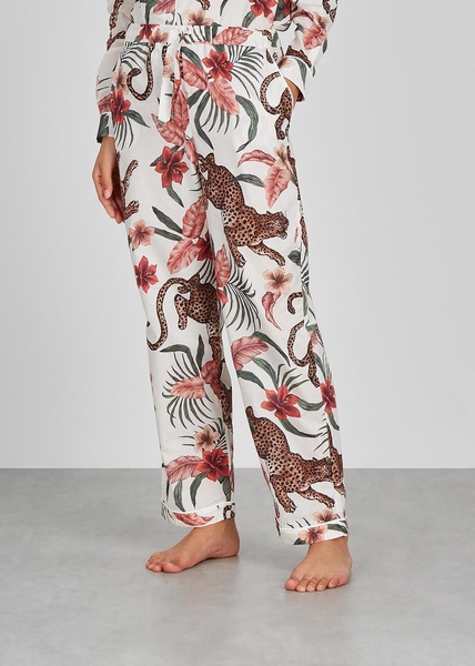 Soleia printed cotton pyjama set