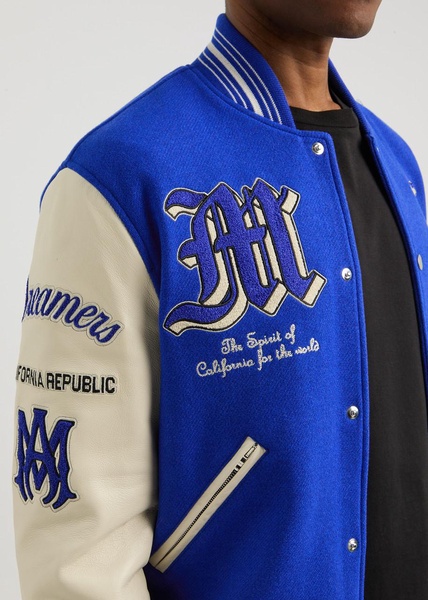 Dream Team appliqué varsity jacket