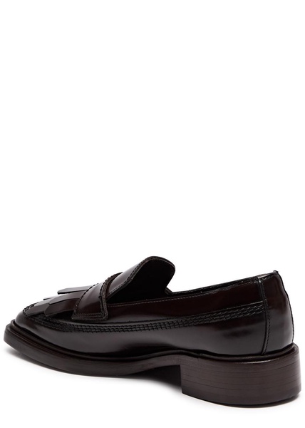 Aina 40 glossed leather loafers 