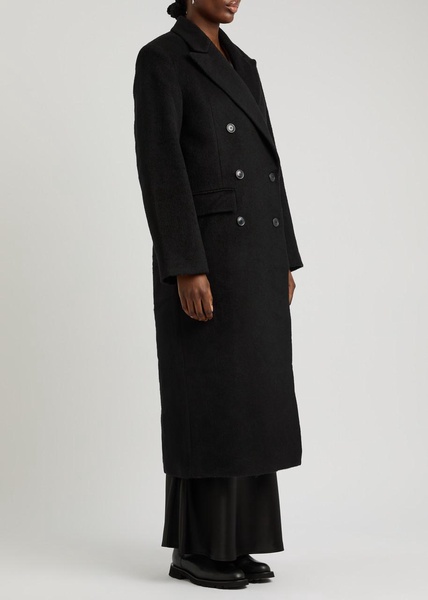 Drew double-breasted wool-blend coat