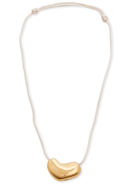 Heart satin-cord necklace 