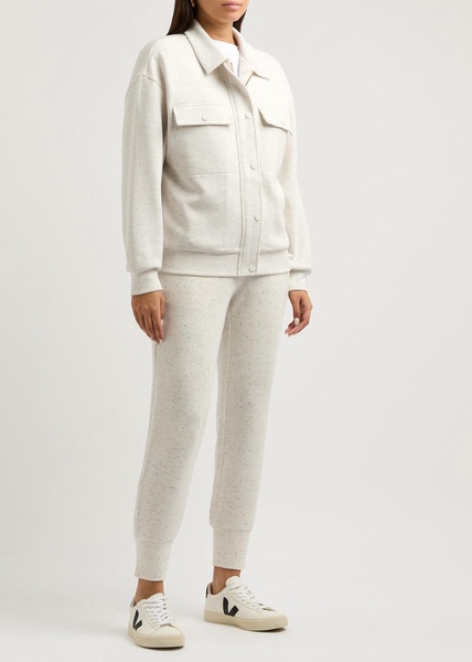 Elizabeth stretch-jersey jacket