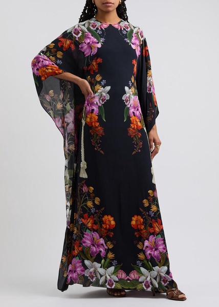 Eloise floral-print maxi kaftan dress 