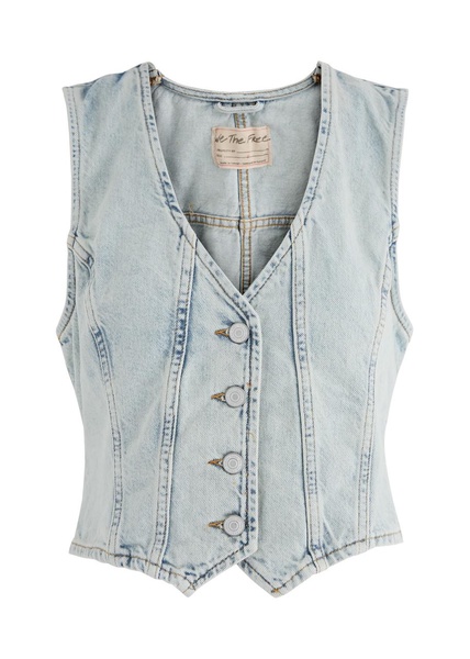 Tate denim waistcoat