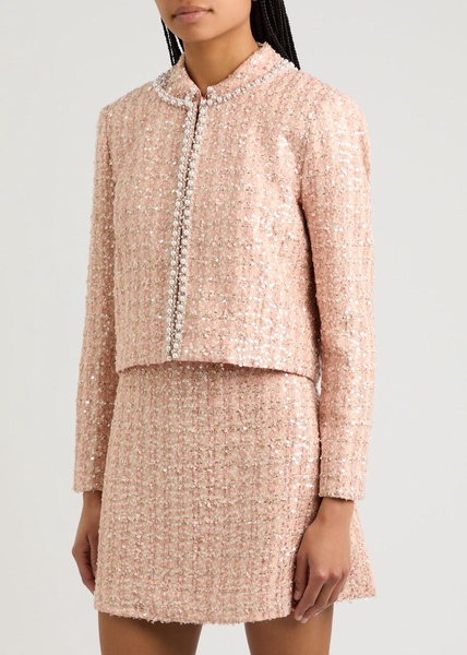 Kidman embellished tweed jacket 