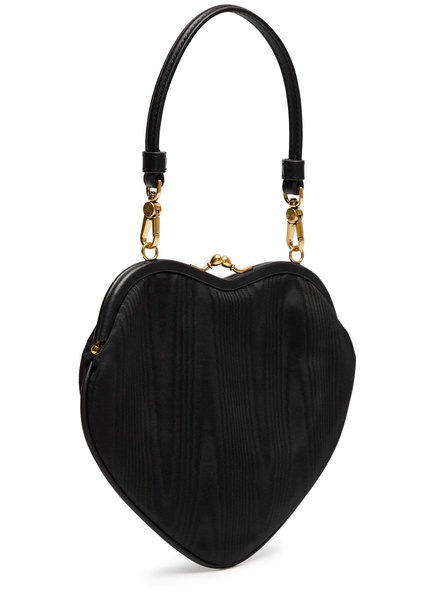 Belle Heart moire top handle bag