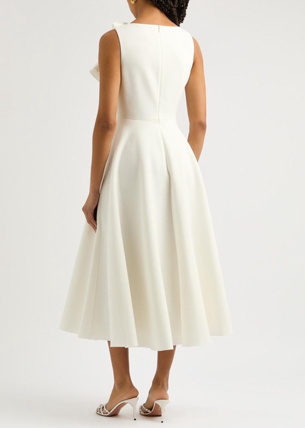 Brigitte pleated midi dress