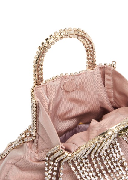 Giglio Follie embellished satin cross-body bag 