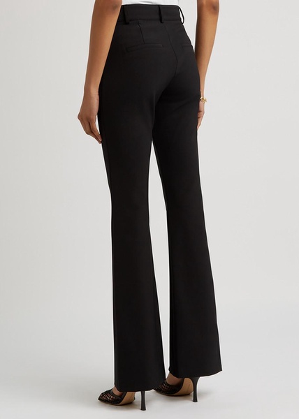 Hibiscus flared-leg trousers