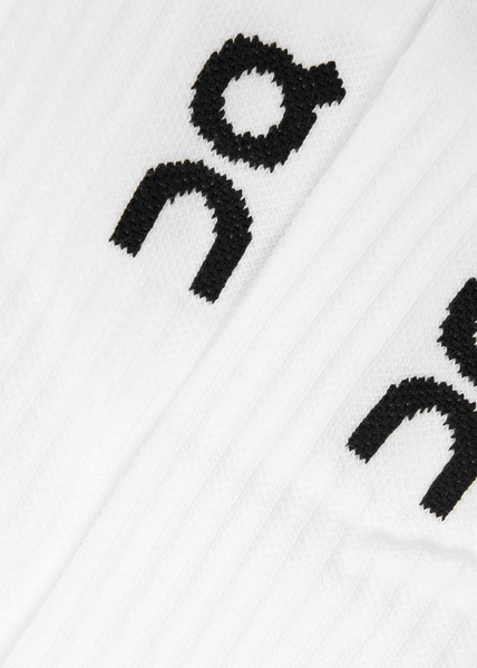 Logo cotton-blend socks - set of three 